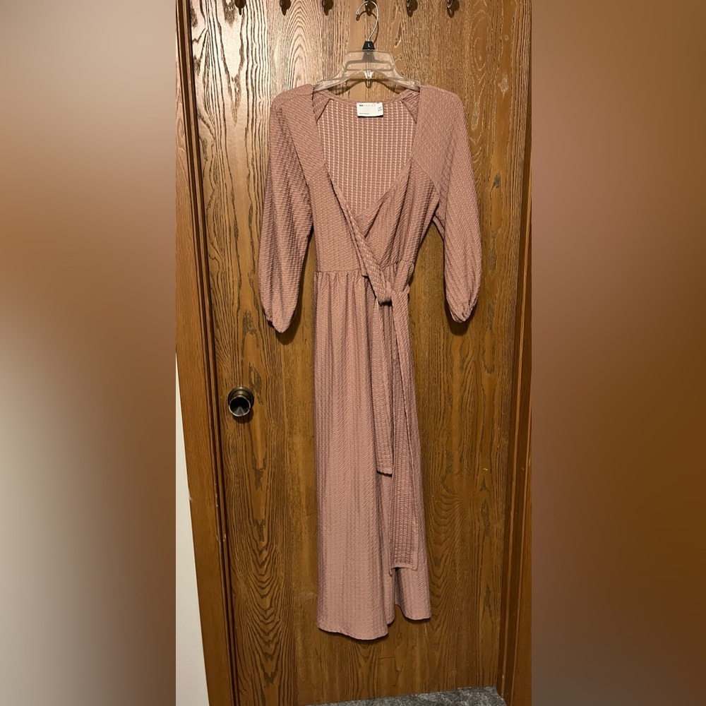 ASOS Dusty Pink Wrap Jumpsuit